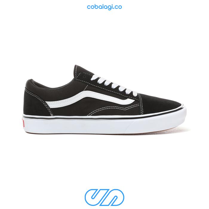 VANS Old Skool Comfycush Black White - ORIGINAL RESMI PT NAVYA