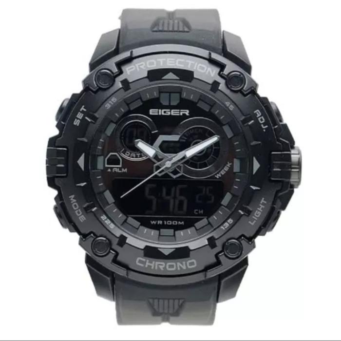 EIGER JAM TANGAN ORIGINAL ALVERSTONE WATCH HITAM