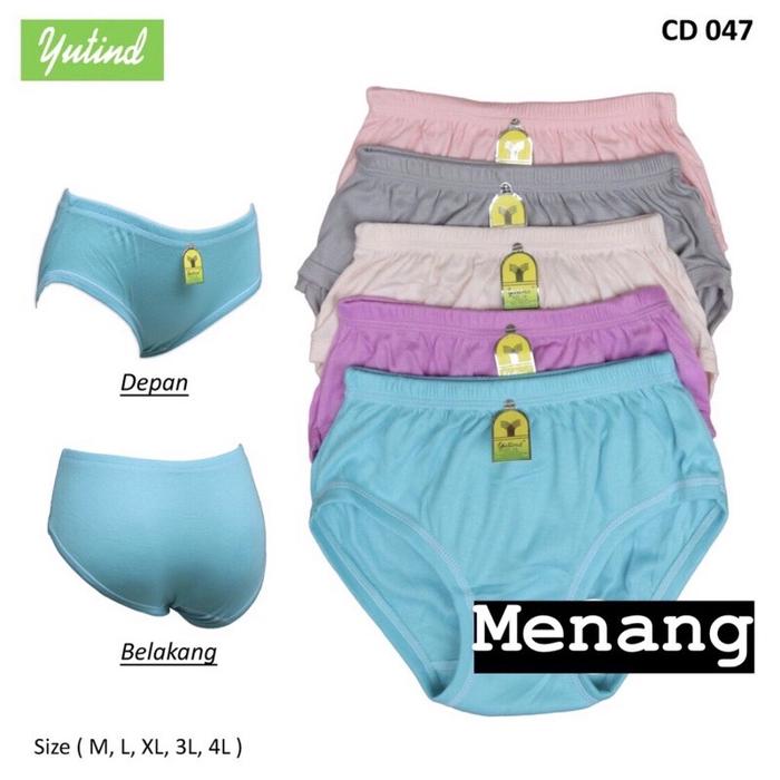 CD Yutind 047 size 4L JUMBO Celana dalam wanita CD Permupuan