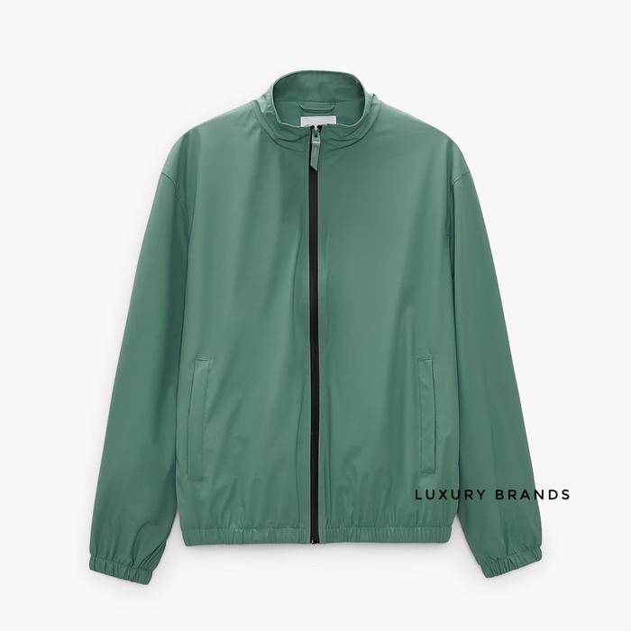 Jaket Bomber Z*RA MAN Original Rubberised Technical Jacket Green