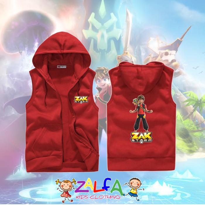 Jaket Rompi Anak Anak Zak Storm Rompi Vest Zipper Anak