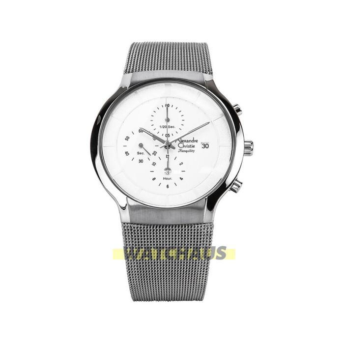 JAM TANGAN PRIA MESH STRAP ALEXANDRE CHRISTIE AC6245 AC 6245 MC