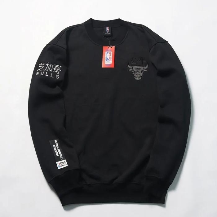 SWEATER CREWNECK NBA CHICAGO BULLS JAPAN PREMIUM AUTHENTIC FULL TAG