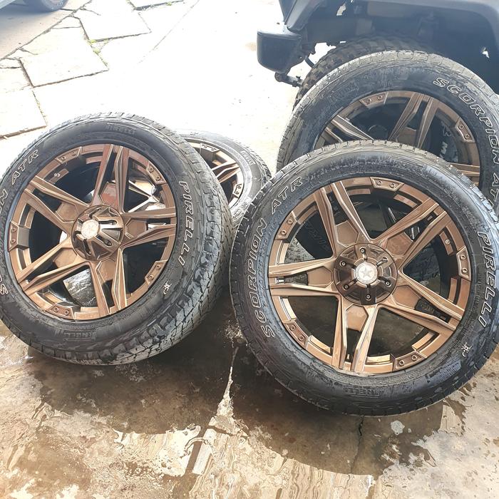 Velg American Outlaw original Ring 20 + ban Pirelli Scorpion Murah!