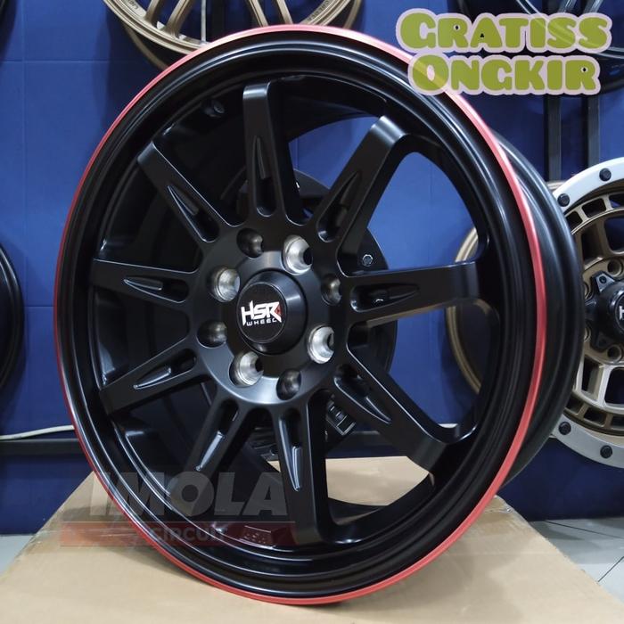 HSR Tikala ring 15 lubang baut pcd 4 hitam lebar 65 et40 mobilio yaris