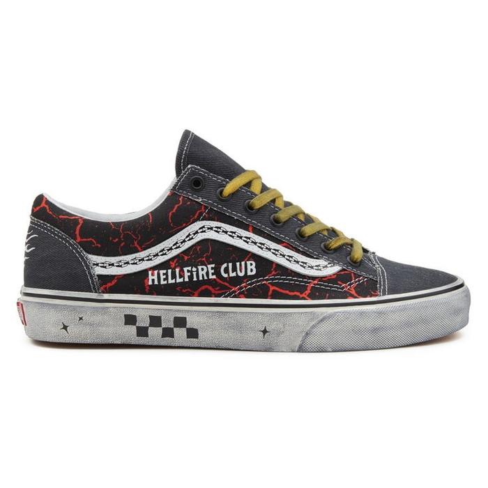 Vans Style 36 x Stranger Things 'Hellfire Club' Black Red Original