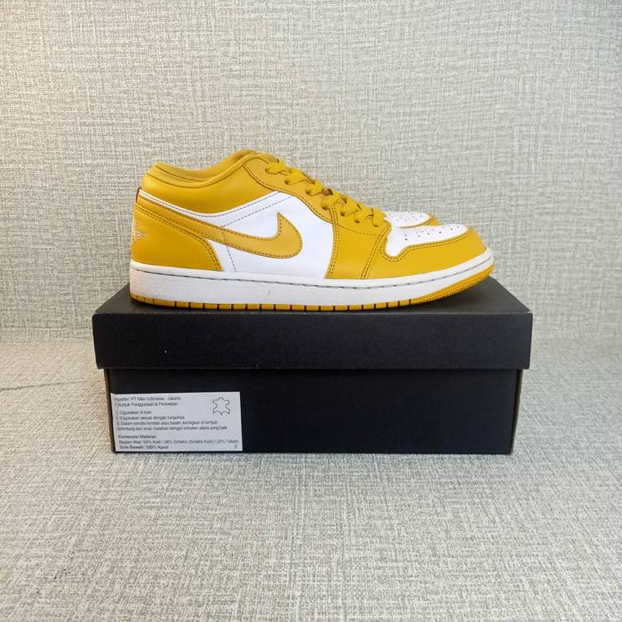 Air jordan 1 Low yellow pollen Sneakers authentic 1000%