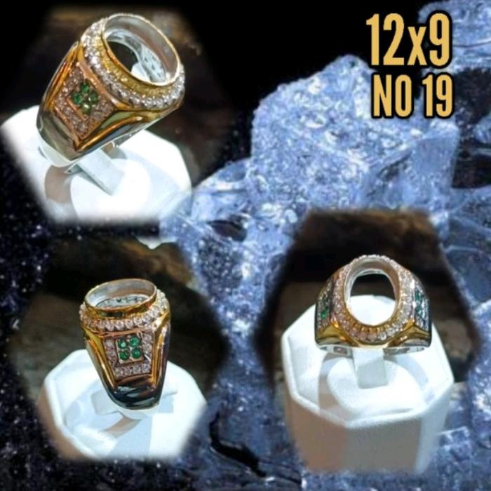 Cincin Emban Perak 926 Handmade plus chrom model Tan Kurung