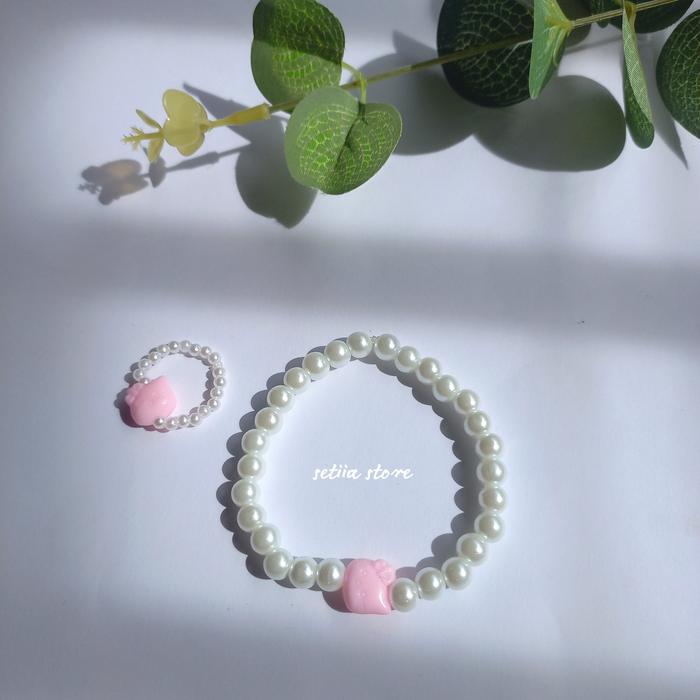 Manik Hello Kitty / Gelang Hello Kitty / Cincin Hello Kitty