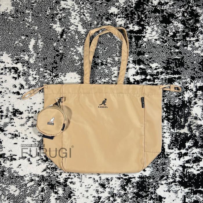 KANGOL WOMAN TOTEBAG - BEIGE | ORIGINAL
