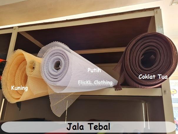 Bahan Kain Jala Tebal Kaku Pinggiran Tas Selempang Totebag
