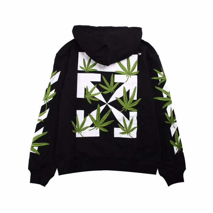 Off White Weed Hoodie Arrows