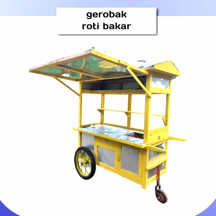 gerobak/rombong roti bakar