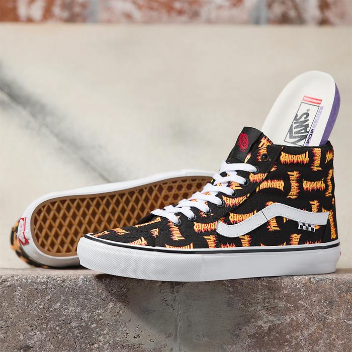 Vans Sk8 hi Pro x Thrasher (BNIBWT) Original
