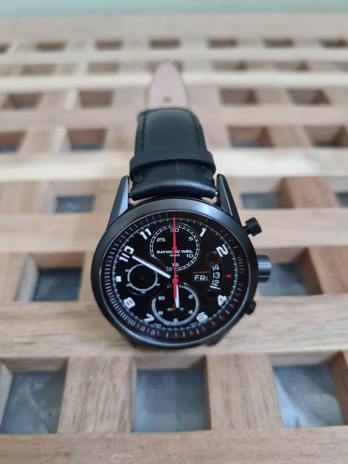 Raymond Weil Freelancer 7730-BK-05207 42MM Geneve Jam Tangan Analog