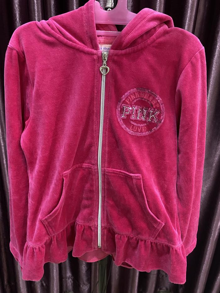 Jaket preloved, pink jaket