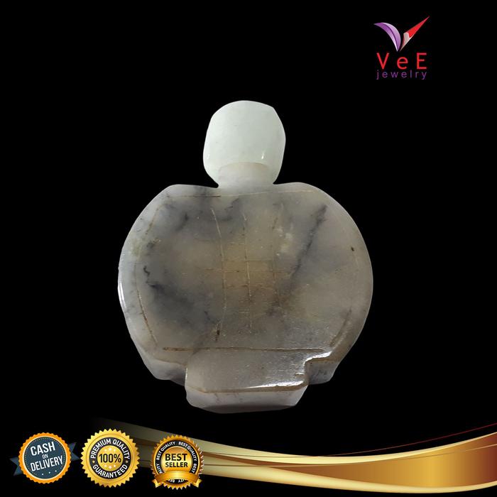 Jade Snuff Bottle Chinese - Vee Barang Antik Batu Giok Kuno Asli Cina