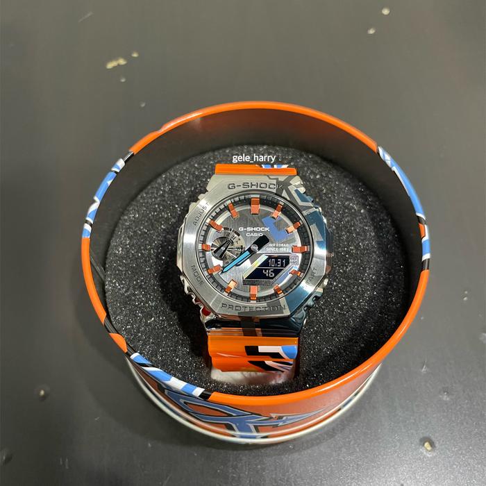Casio Gshock GM 2100SS-1ADR / GM2100SS-1 Stainless Steel Metal Case