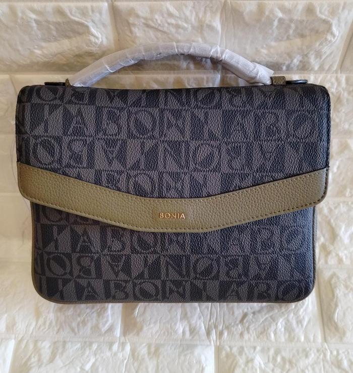 Tas bonia original motif monogram tenteng bisa sling