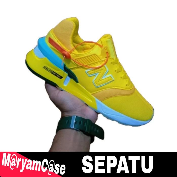 SEPATU BALANCE ENCAP REVEAL 997S ZUMBA YELLOW SNEAKERS CASUAL PRIA