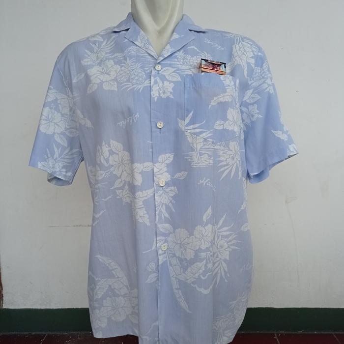 Kemeja Hawaii Vintage MALIHINI HAWAII Hawaiian Shirt