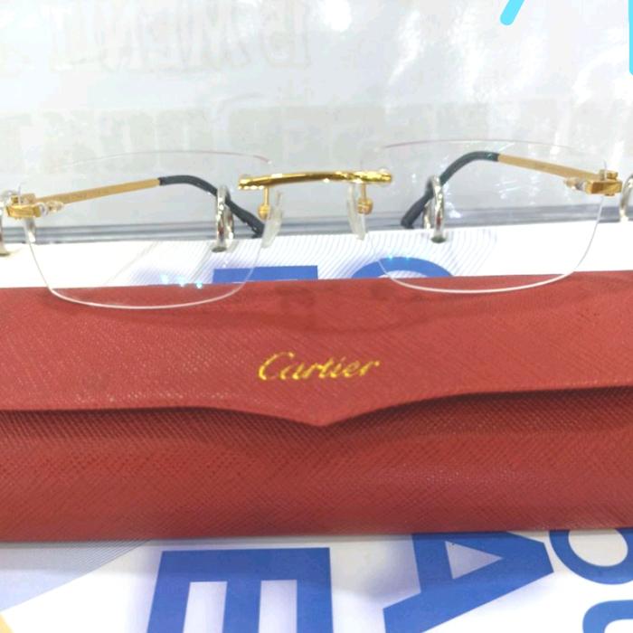 FRAME CARTIER RIMLES BOR TITANIUM 23KGB Gold