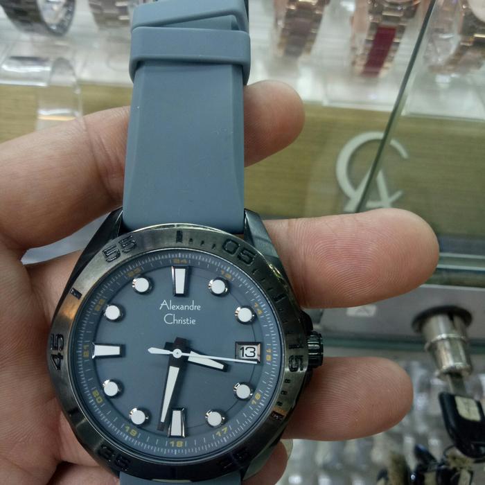 Jam Pria ORIGINAL Alexandre Christie AC 6580 MD Stainless Steel