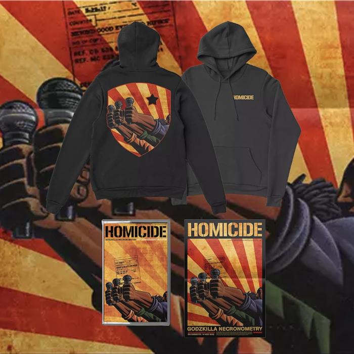Homicide - Godzkilla 20th (Hoodie, Kaset & Poster Bundle) Original