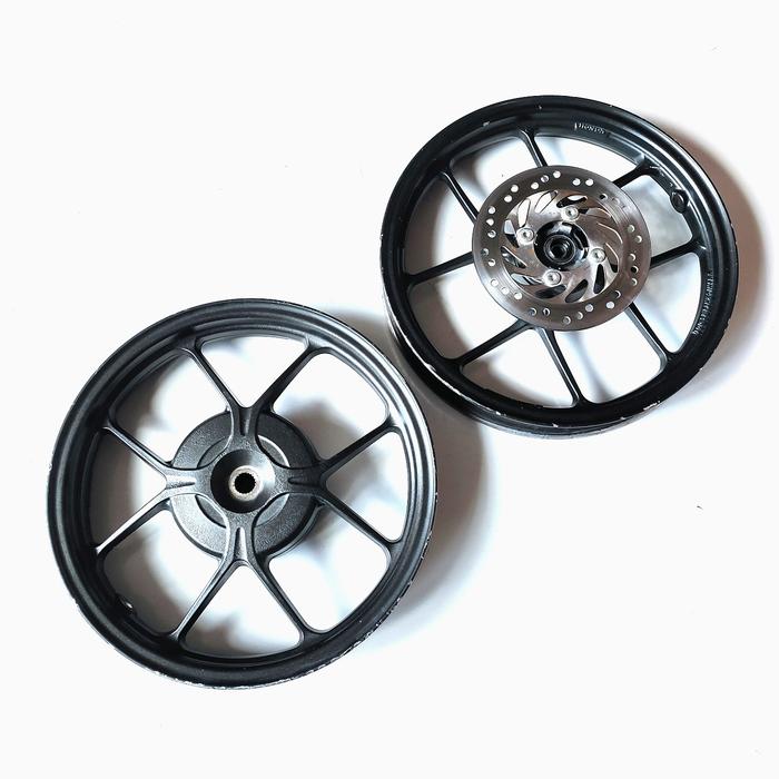 VELG PELEK DEPAN BELAKANG NEW BEAT LED HONDA GENIO 2019-2021 ORIGINAL