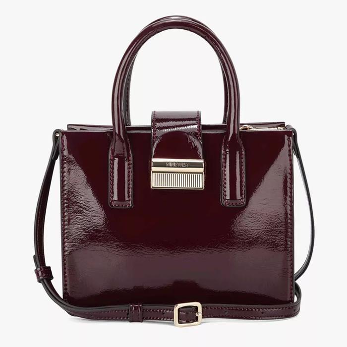 NINE WEST KATHY MINI JET SET TOTE NGG122013 Hand Bag Wanita - Merlot
