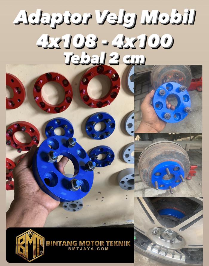 Adaptor velg 4x108 ke 4x100