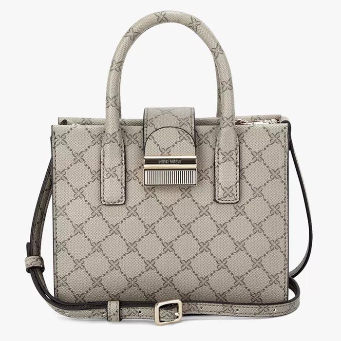 NINE WEST KATHY MINI JET SET TOTE NGG122023 Hand Bag Wanita-Beige Logo