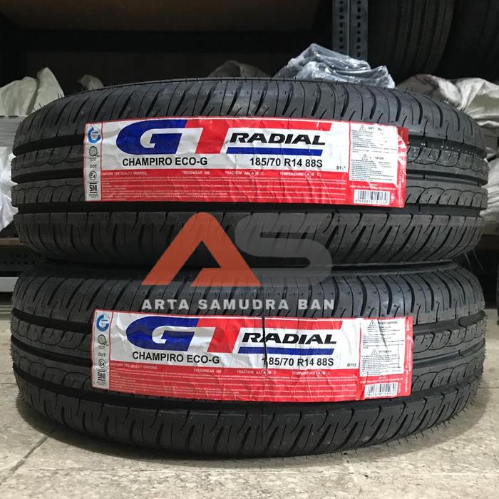 Ban GT Radial Gajah Tunggal Champiro Eco 185 / 70 R 14 R14