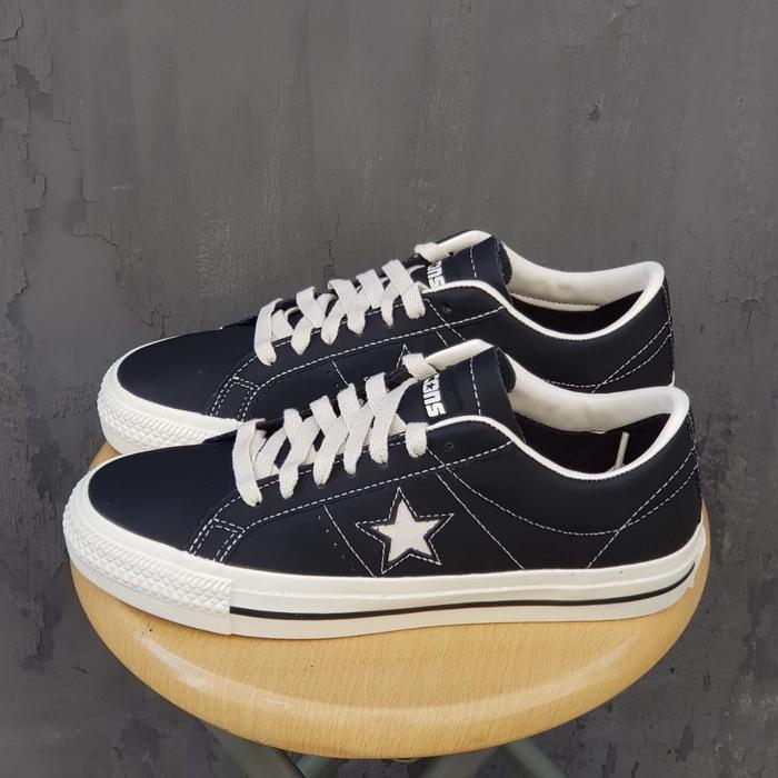 Converse One Star Pro Leather Black/Black/Egret