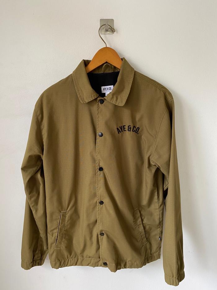 COACH JAKET AYE & CO SIZE XL OLIVE SECOND BEKAS PRELOVE