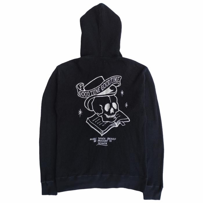 Stooge & Co Japanese Brand Waffle Skull Hoodie | Hysteric Glamour PPFM