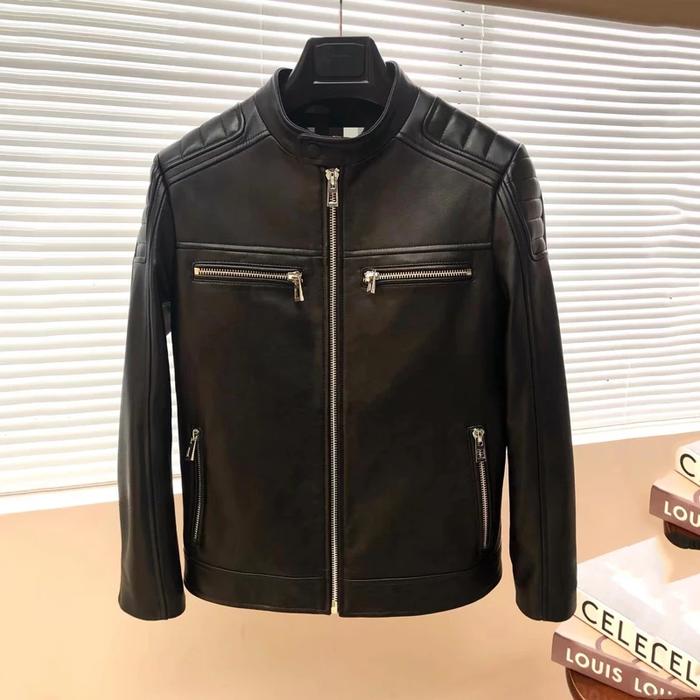 jaket kulit pria asli domba bahan original premium by erjeka leather