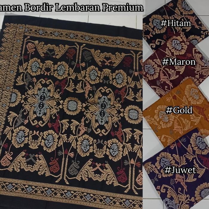 Kain bali motif songket bordir