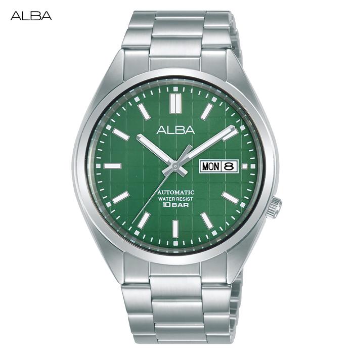 Alba Mechanical AL4319X1 Jam Tangan Automatic Pria - Silver Green