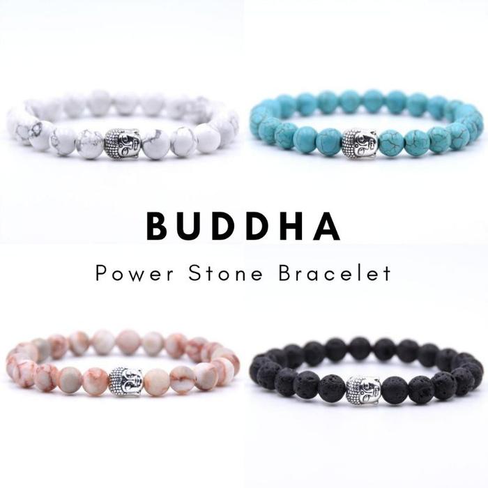 Gelang Buddha Batu Alam / Buddha Stone Bracelet