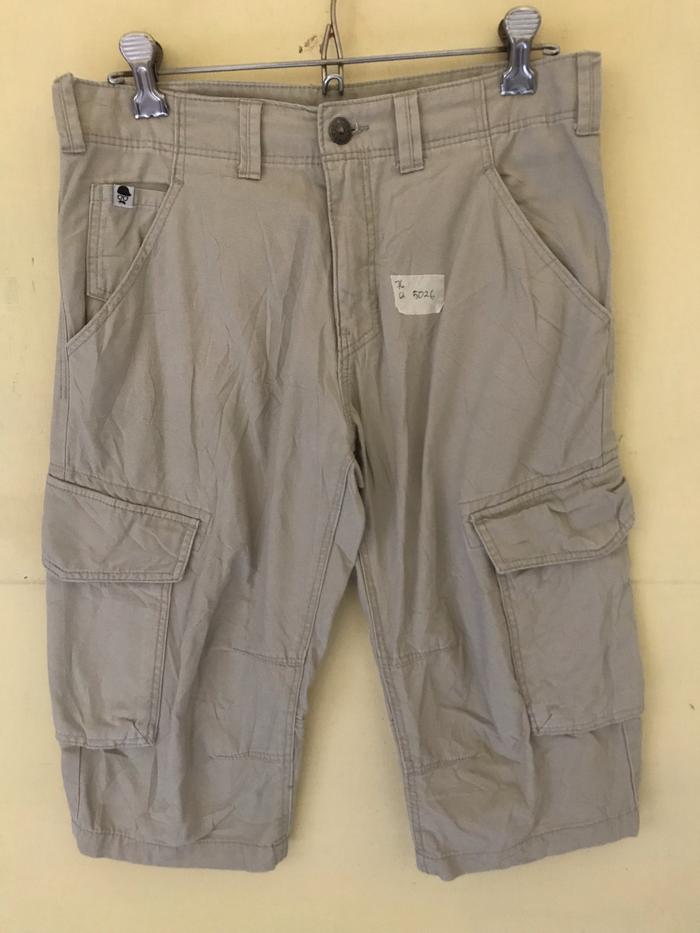 Celana cargo pria H&M Original Second cokelat muda