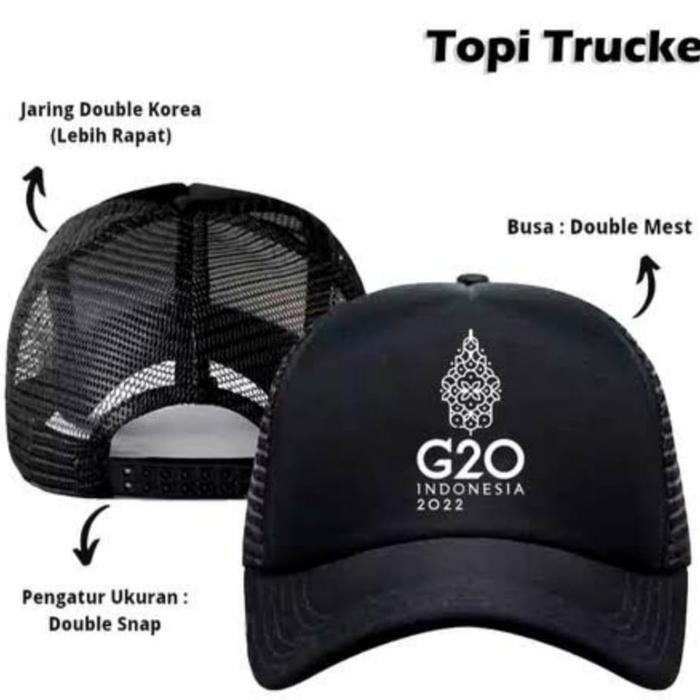 topi jaring trucker G20 indonesia 2022