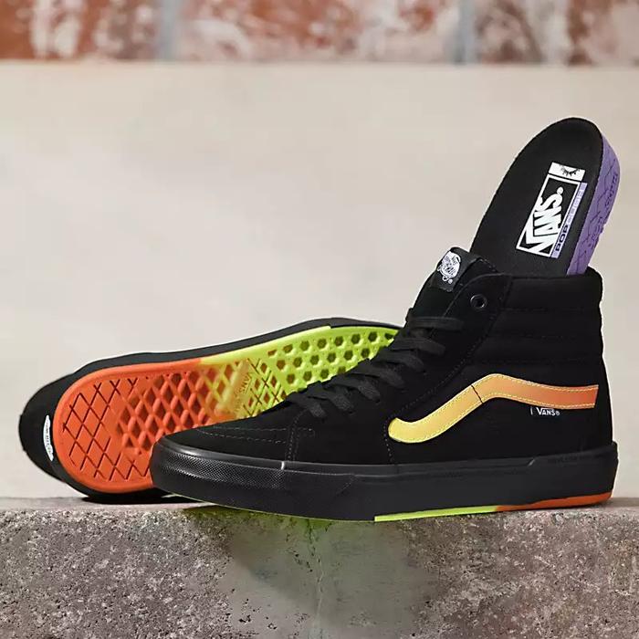 VANS SK8 HI PRO BMX GRADIENT BLACK ORIGINAL RESMI