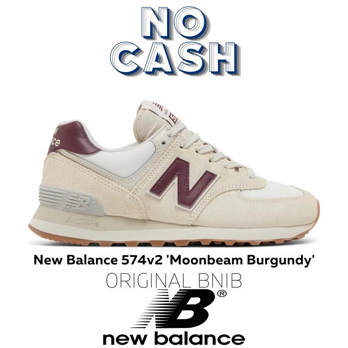 New Balance 574v2 'Moonbeam Burgundy' Original BNIB