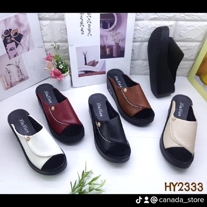 sandal wedges rendah xiu xian