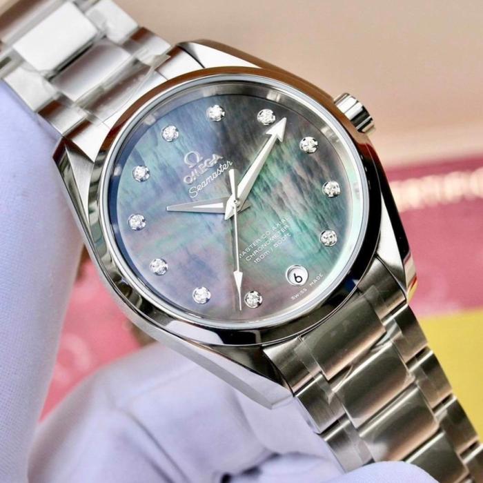Omega Seamaster Aqua Terra 38,5MM Mother Of Pearls Diamonds