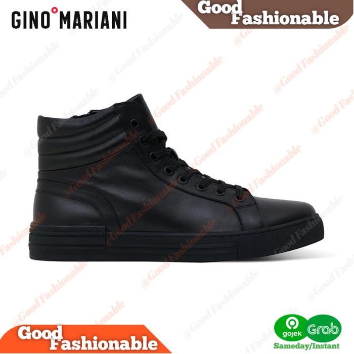 Sepatu Gino Mariani Domer Sepatu Boot Pria Bahan Kulit 100% Original