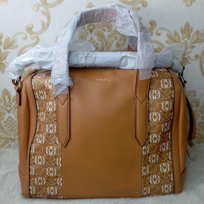 tasFOSSIL Sydney Satchel Floral crossbody