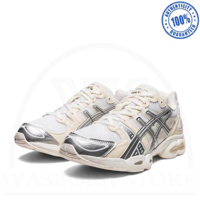 " ASICS GEL NIMBUS 9 WHITE PURE SILVER "