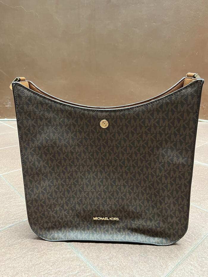 Preloved MK Briley Large Messenger Bag Brown ORIGINAL